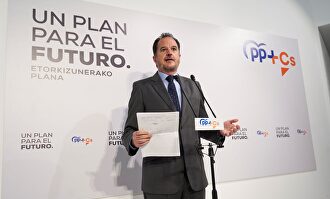 El candidato de PP y Cs, Carlos Iturgáiz | EFE