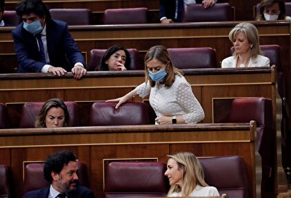 La bancada popular este jueves. | EFE