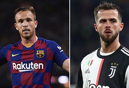 Arthur Melo y Miralem Pjanic. | EFE
