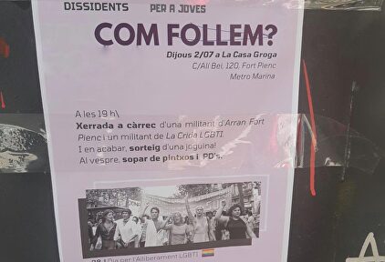 Imagen del cartel anunciando el taller.