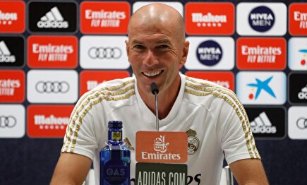 Zidane, en rueda de prensa tras el entrenamiento del Real Madrid | EFE