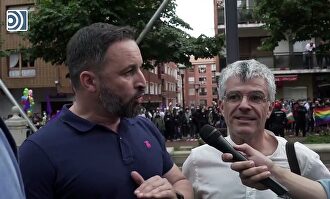 Abascal denuncia la agresión a Rocío de Meer en Sestao (País Vasco)