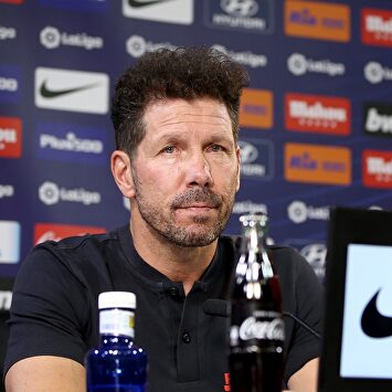 Diego Pablo Simeone, en rueda de prensa. | EFE