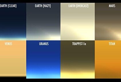 La Nasa simula cómo sería la puesta de sol desde distintos planetas
