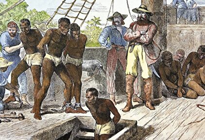 Ilustración del libro 'Negreros y escalvos' | Icaria