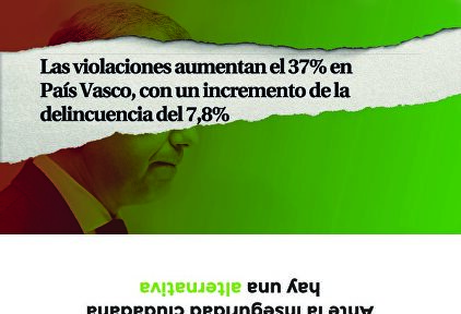 Imagen del sobre empleado por Vox para las elecciones vascas | VOX