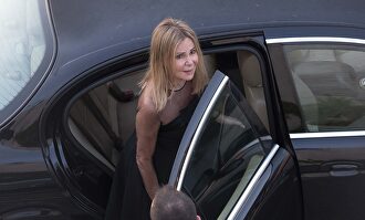 Ana Obregón a su llegada al funeral | Cordon Press