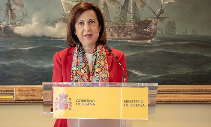 Margarita Robles, ministra de Defensa. | Rubén Somonte/MDE