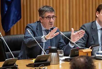 EL socialista Patxi López, presidente de la Comisión de Reconstrucción. | EFE