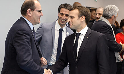 Castex y Macron en una imagen de archivo. | EFE