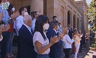 Iturgaiz reafirma el "compromiso" de PP+Cs con la Constitución