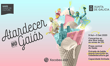 Cartel promoción atardecer no Gaiás 2020 | Gaiás Cidade da Cultura