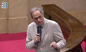 Torra anuncia que la mascarilla será de uso obligatorio en Cataluña