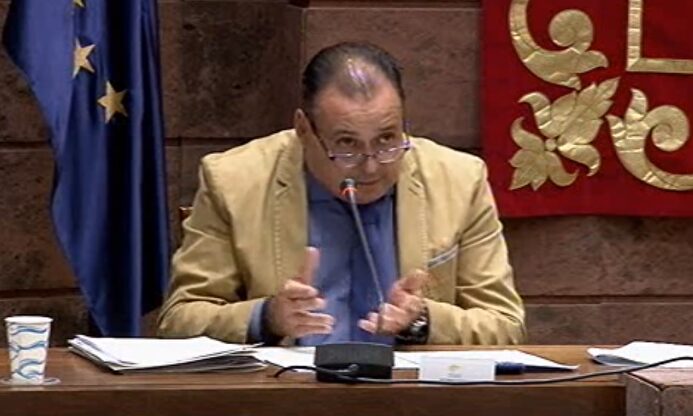 Blas Trujillo, consejero canario de Salud. | Parlamento de Canarias