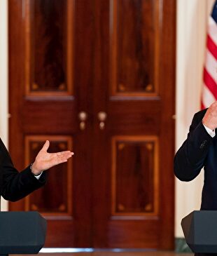 López Obrador y Trump, en Washington. | EFE