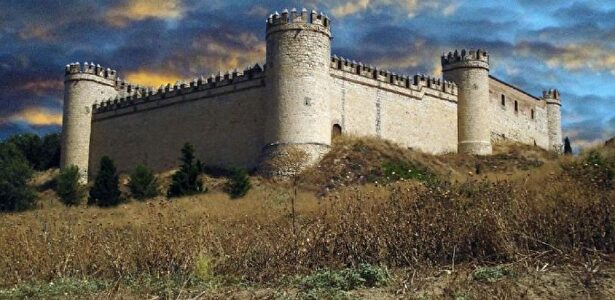 Vista exterior del Castillo de Maqueda. | GIESE