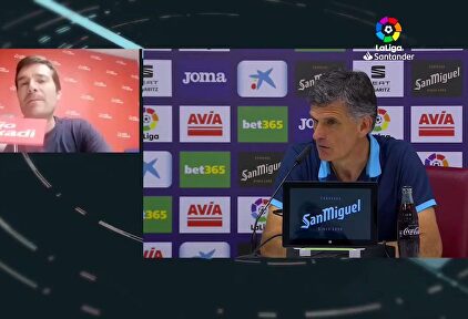 Mendilibar vuelve a sentar cátedra en la rueda de prensa: la sinceridad no se negocia