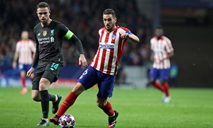 Koke en el Atlético-Liverpool de Madrid. | Cordon Press