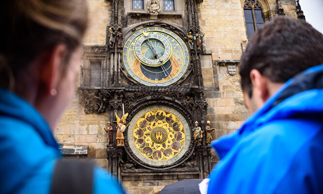 El reloj astronómico de Praga. | David Alonso Rincón