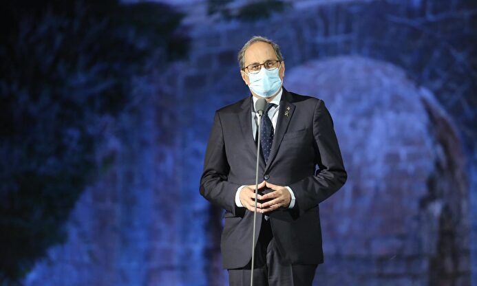 Quim Torra, en un acto reciente I Twitter