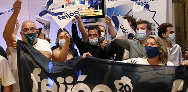 Fiesta en la del PP de Galicia. | EFE