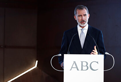 El Rey, durante su discurso. | EFE