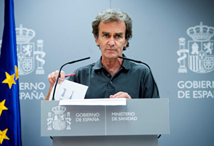 Simón durante la rueda de prensa. | EFE