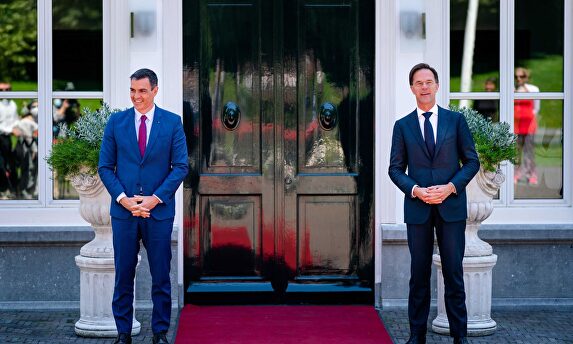 Pedro Sanchez y Mark Rutte, este lunes | EFE