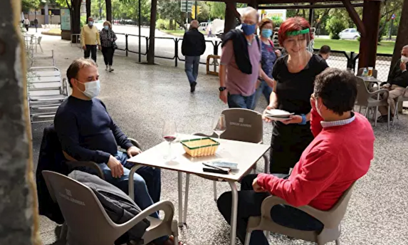 Una terraza de Zaragoza | Europa Press