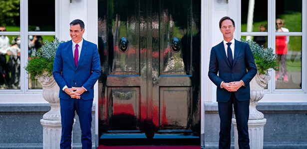 Pedro Sanchez y Mark Rutte, este lunes | EFE