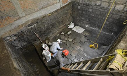 Arqueólogos en los vestigios hallados en México. | Instituto Nacional de Antropología e Historia