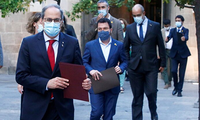 Torra, en una imagen reciente. | EFE