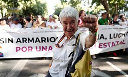 Boti García, directora de Diversidad Sexual, en la manifestación del Orgullo Gay (2019) | EFE
