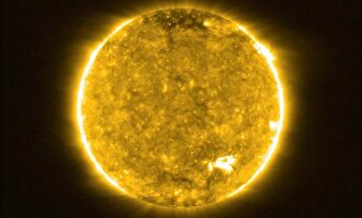 Una imagen del sol tomada por el Solar Orbiter. | EFE