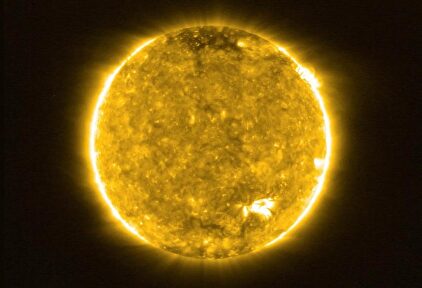Una imagen del sol tomada por el Solar Orbiter. | EFE