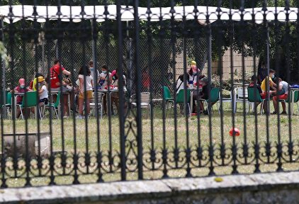 Vista de un campamento de verano en Soria. | EFE