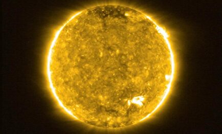 Una imagen del sol tomada por el Solar Orbiter. | EFE