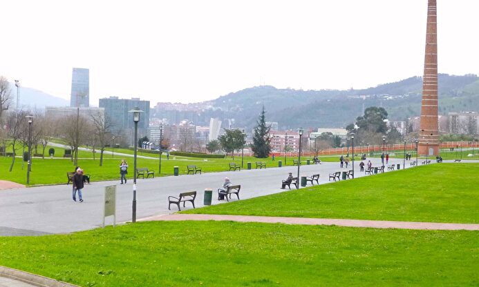 Vista del Parque Etxebarria de Bilbao. | Wikipedia (Zarateman)