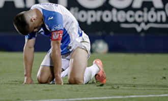 Bustinza en Butarque, desolado. | Twitter