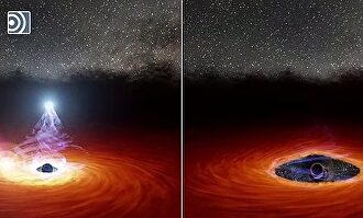 Observada por primera vez la destrucción y reaparición de la corona de un agujero negro