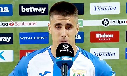 Bustinza, emocionado, muestra al Leganés como ejemplo de lucha y sacrificio