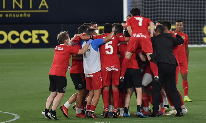 Celebración del Fuenlabrada | EFE