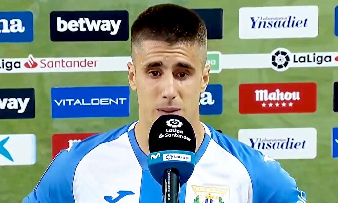 Bustinza, emocionado, muestra al Leganés como ejemplo de lucha y sacrificio