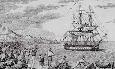 Ilustración de la corbeta en la que se llevó a cabo la Real Expedición Filantrópica de la Vacuna | Archivo