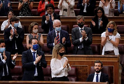 La bancada popular este miércoles. | EFE