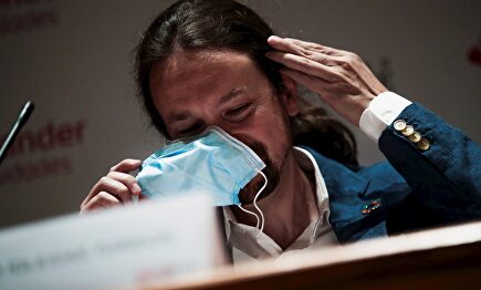 El vicepresidente del Gobierno y líder de Podemos, Pablo Iglesias | EFE