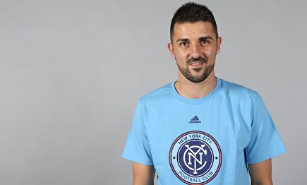 David Villa, con una camiseta del New York City. | Europa Press