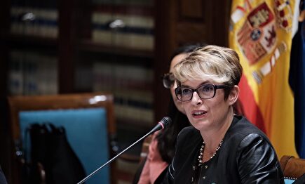 Elena Mañez, consejera de Economía de Canarias. | Europa Press