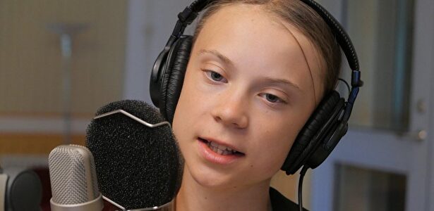 Greta Thunberg en un programa de radio | Twitter