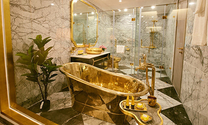 Así es el impresionante hotel hecho en oro de 24 quilates que abre sus puertas